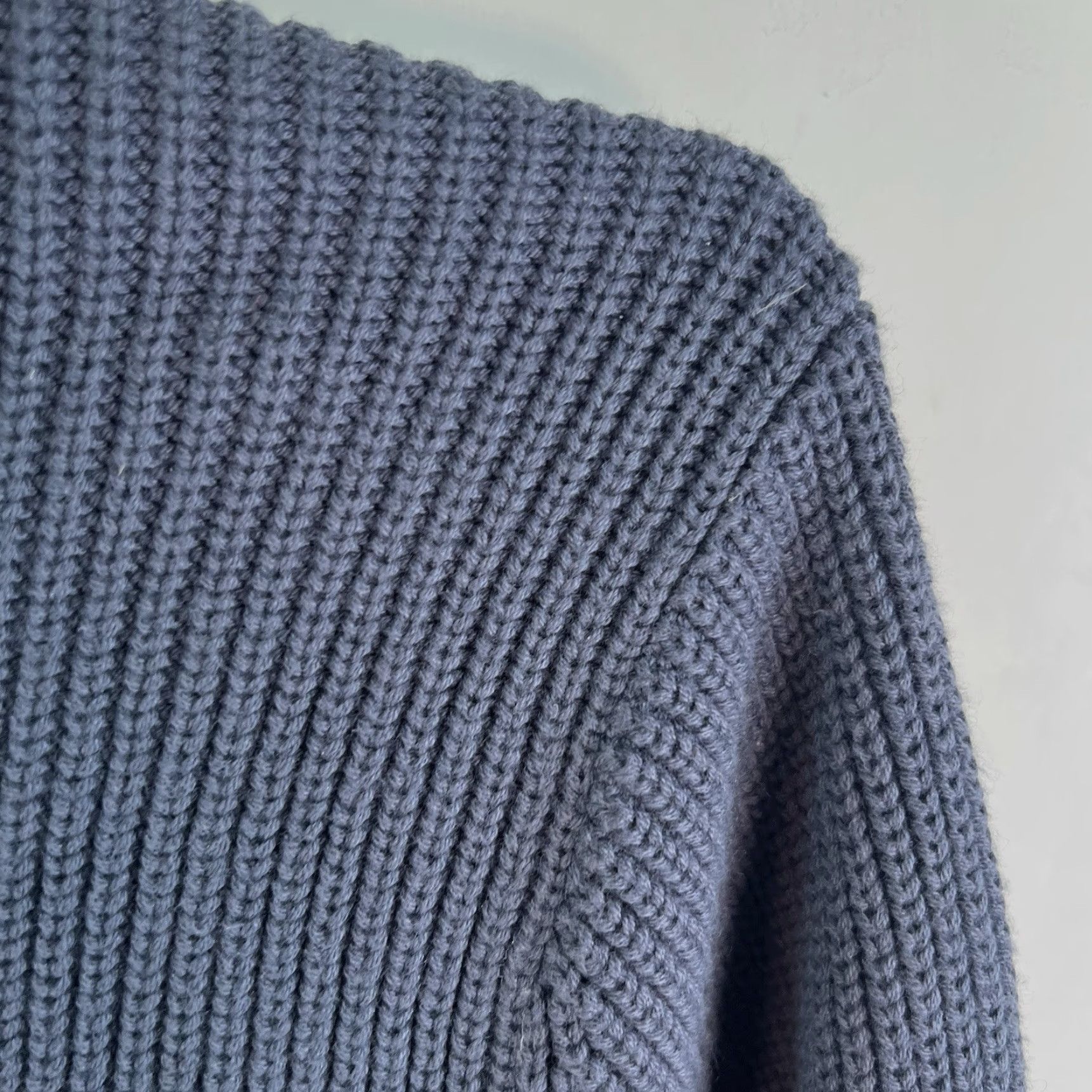 Vintage VINTAGE Duluth Heavyweight Ribbed 1/4 Button Sweater Shirt Pullover Mens 2XL Blue Knit Wool Blend Regular Mens Size US XXL / EU 58 / 5 - 2 Thumbnail