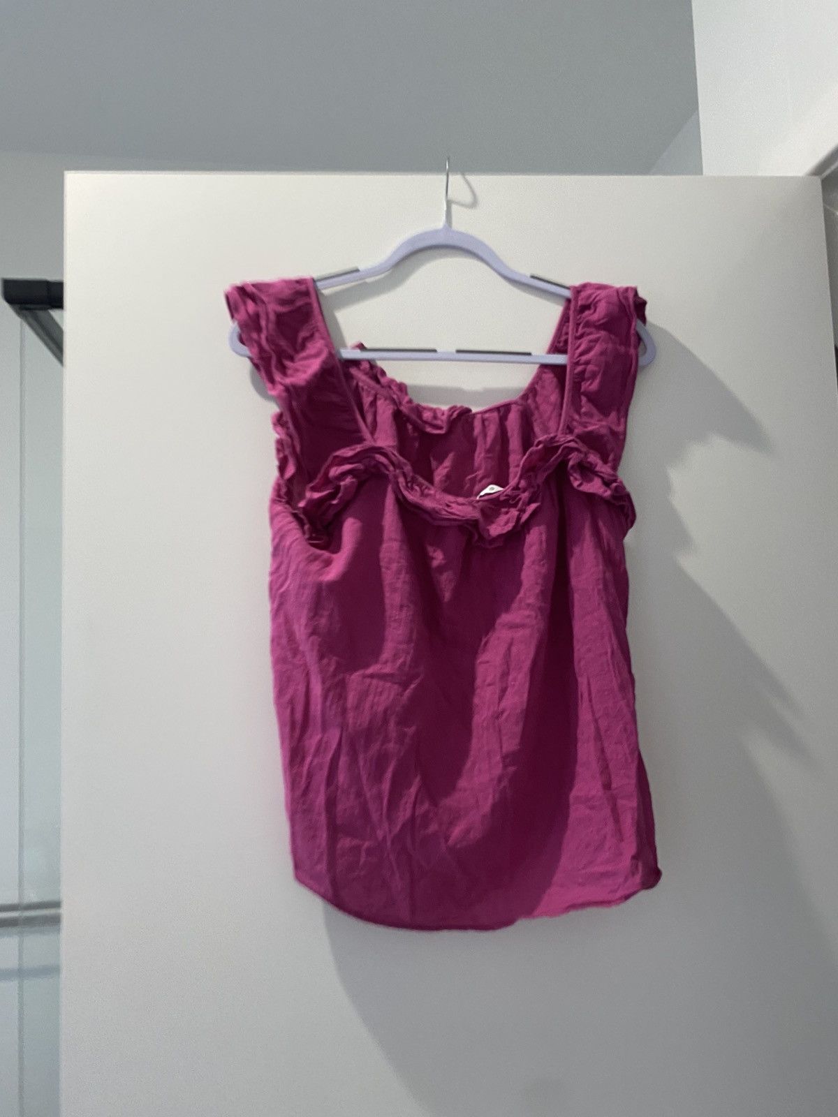 Target Basics Womens Magenta Blouse Size L / US 10 / IT 46 - 1 Thumbnail