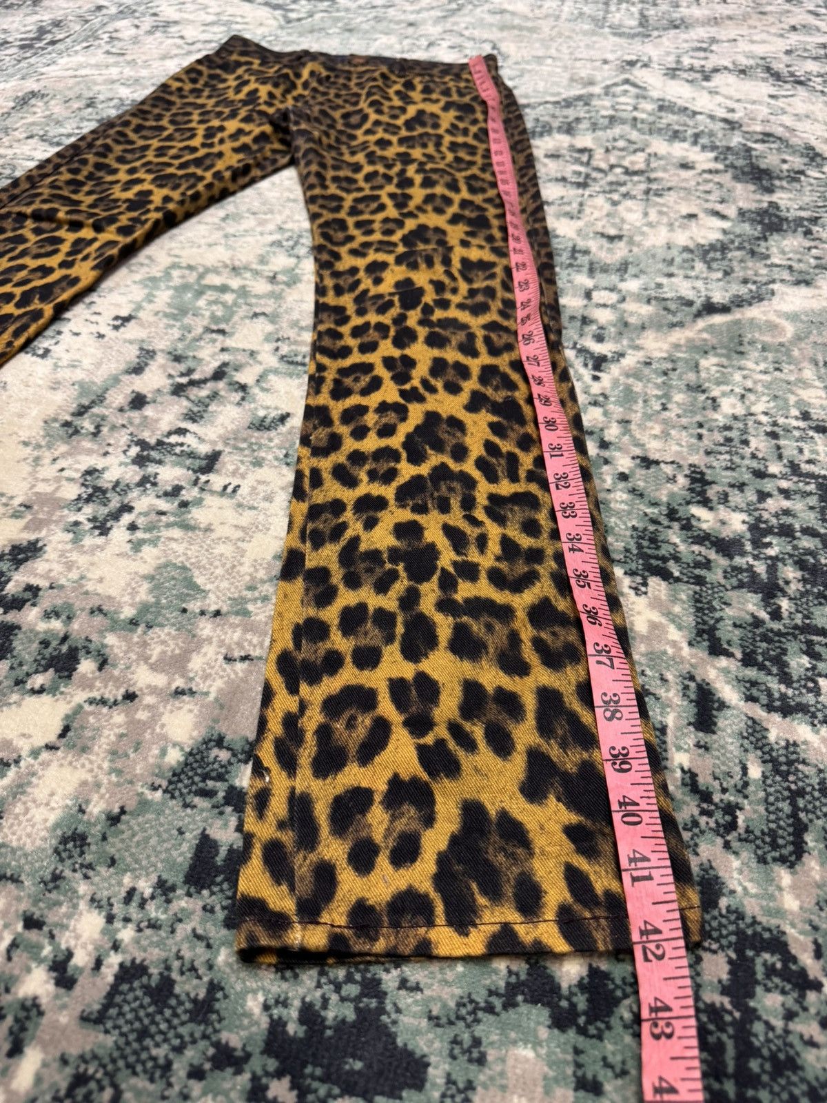 Jean Paul Gaultier GAULTIER JEANS LEOPARD PRINT FULL JEANS PANTS Size US 29 - 4 Thumbnail