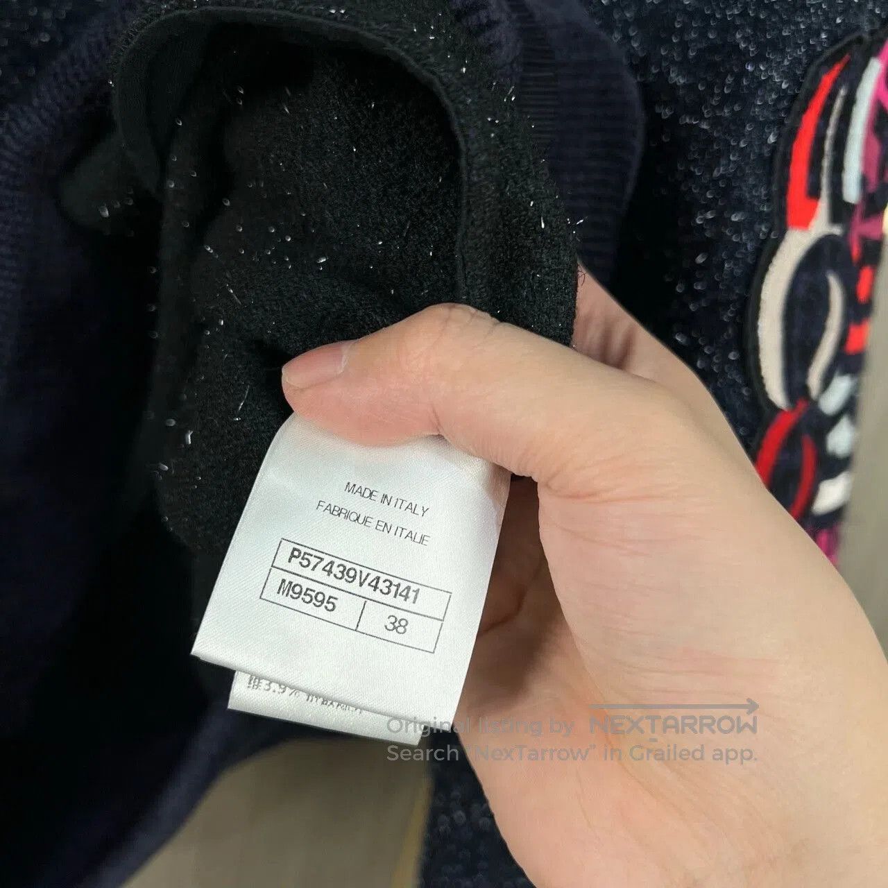 Chanel chanel embroidered letter starry sweatshirt. Size M / US 6-8 / IT 42-44 - 7 Thumbnail