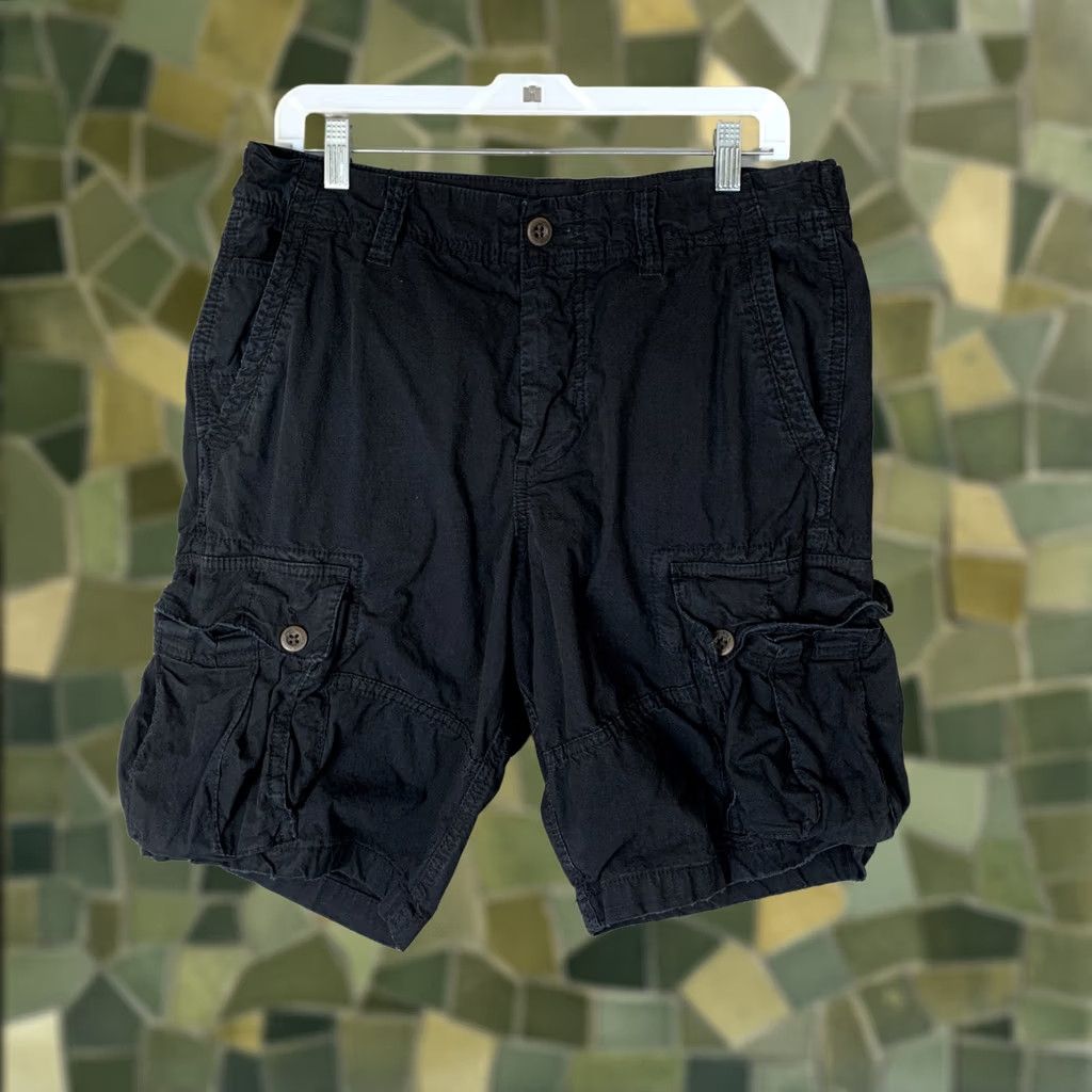 American Eagle Outfitters VINTAGE American Eagle Cargo Shorts Mens 32 Black Next Level Flex Pockets Outdoor Preppy Size US 32 / EU 48 - 1 Thumbnail
