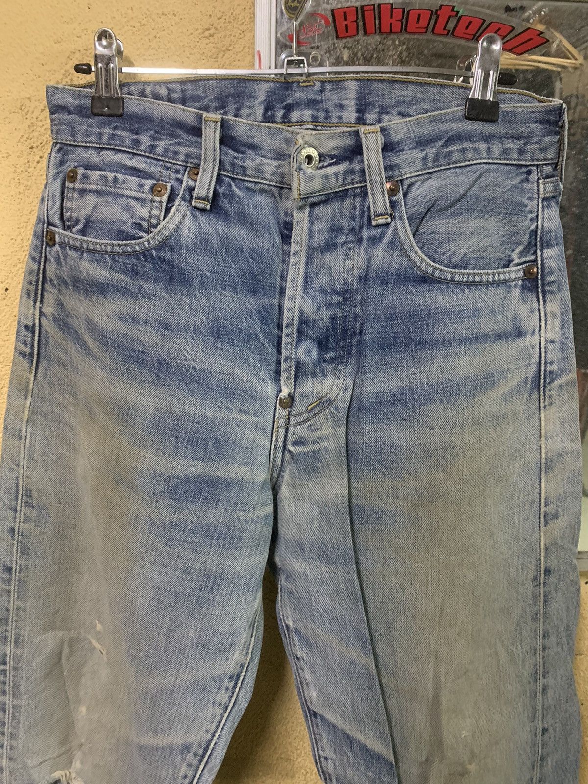 Japanese Brand × Levi's Vintage Clothing × Vintage Vintage Levi’s Big E Distressed Size US 27 - 3 Thumbnail