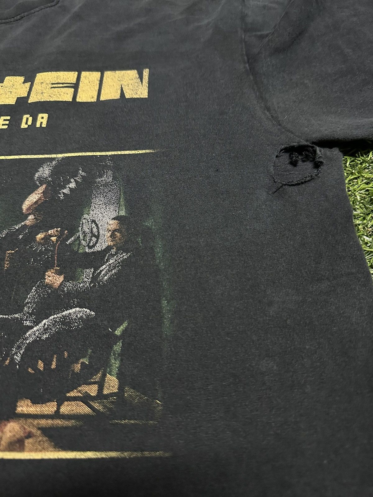 Band Tees × Vintage Thrashed Vintage Rammstein Promo Distressed Faded Tee Size US L / EU 52-54 / 3 - 14 Thumbnail