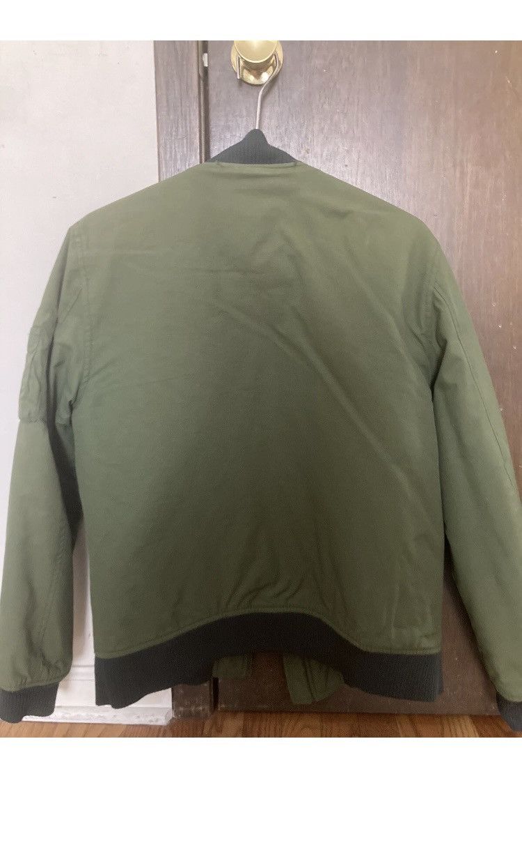 Guess GUESS Embroidered Flame MA-1 Bomber Jacket Green M Size US M / EU 48-50 / 2 - 3 Thumbnail