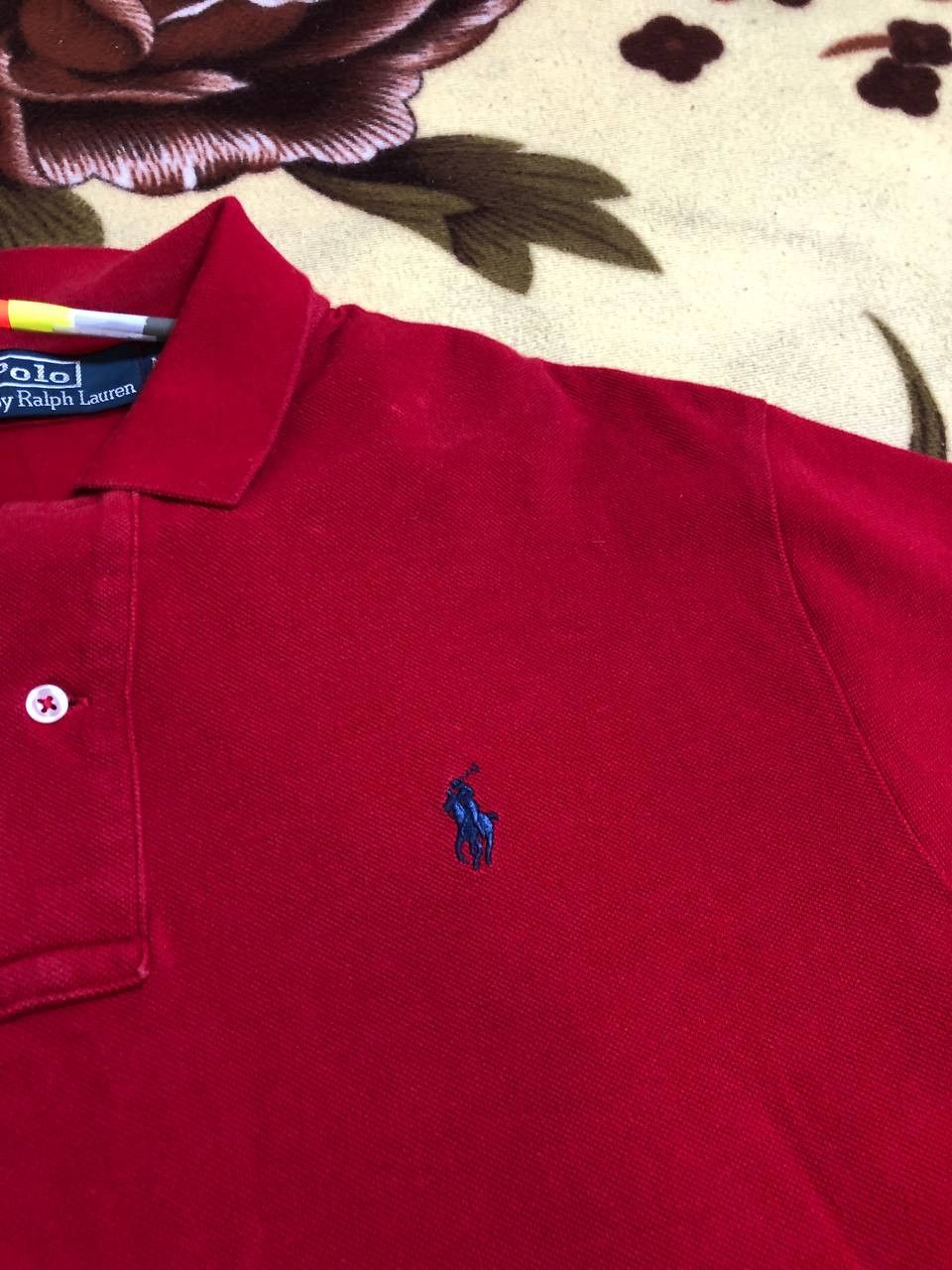 Polo Ralph Lauren Polo Ralph Lauren Red Polo Shirt Men Cotton Size US M / EU 48-50 / 2 - 4 Thumbnail