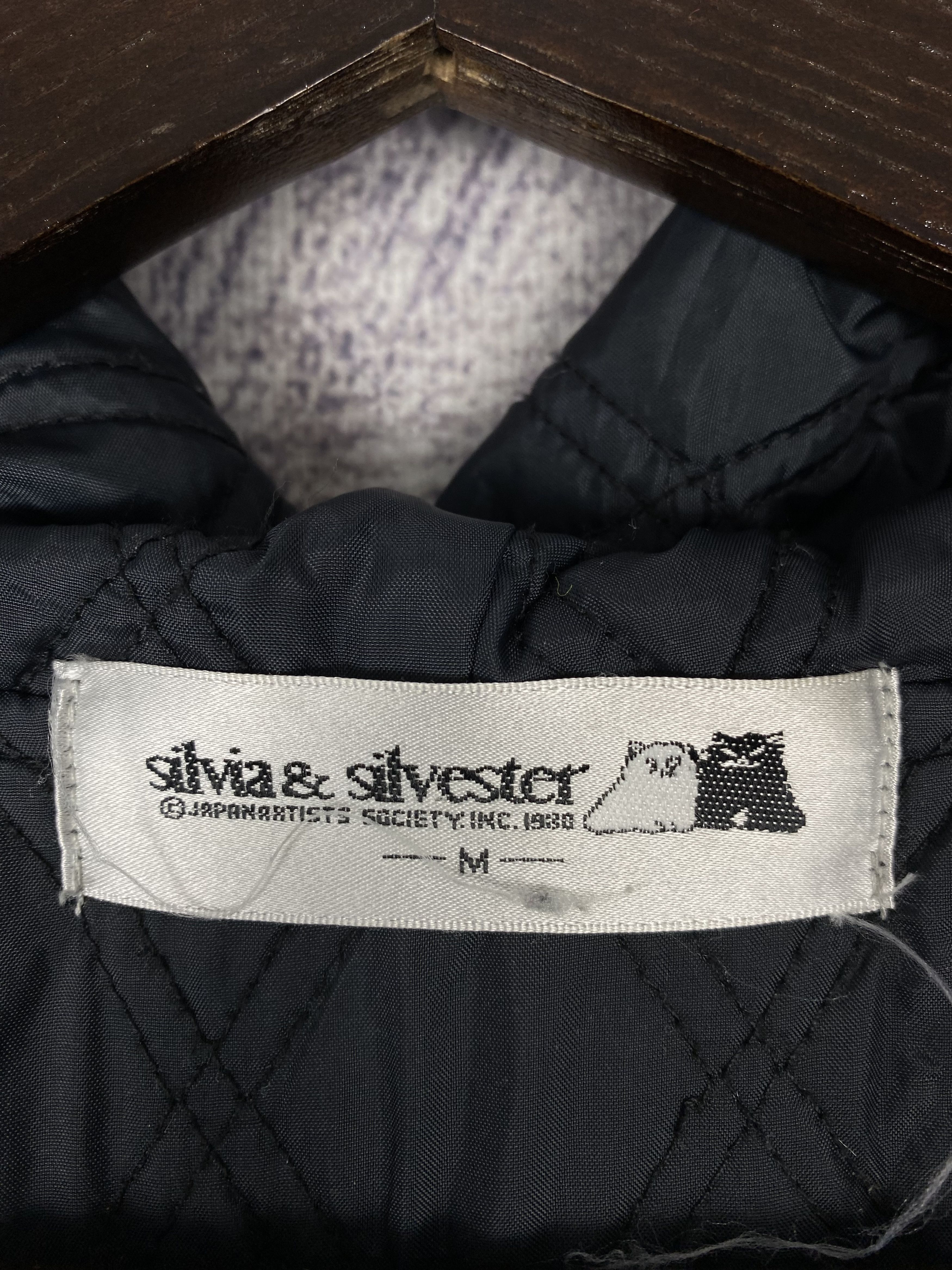 Japanese Brand Vintage Silvia Silvester Hoodie Quilted Lining Velvet Jacket Size US M / EU 48-50 / 2 - 9 Thumbnail