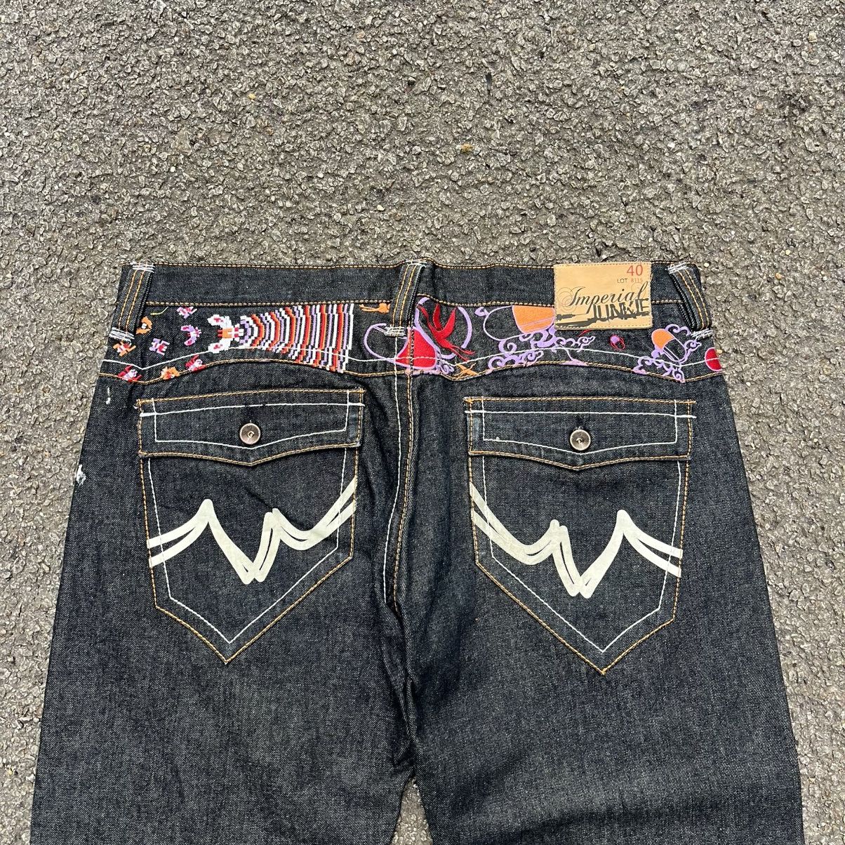 Southpole Crazy Vintage Imperial Junkie Jeans Y2K Ed Hardy Style Size US 40 / EU 56 - 10 Thumbnail