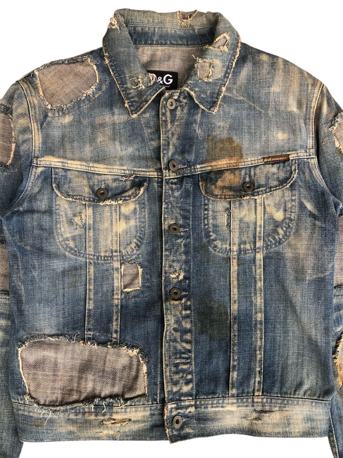 Dolce & Gabbana Dolce & Gabbana Boro Patchwork Distressed Denim Size US M / EU 48-50 / 2 - 14 Thumbnail
