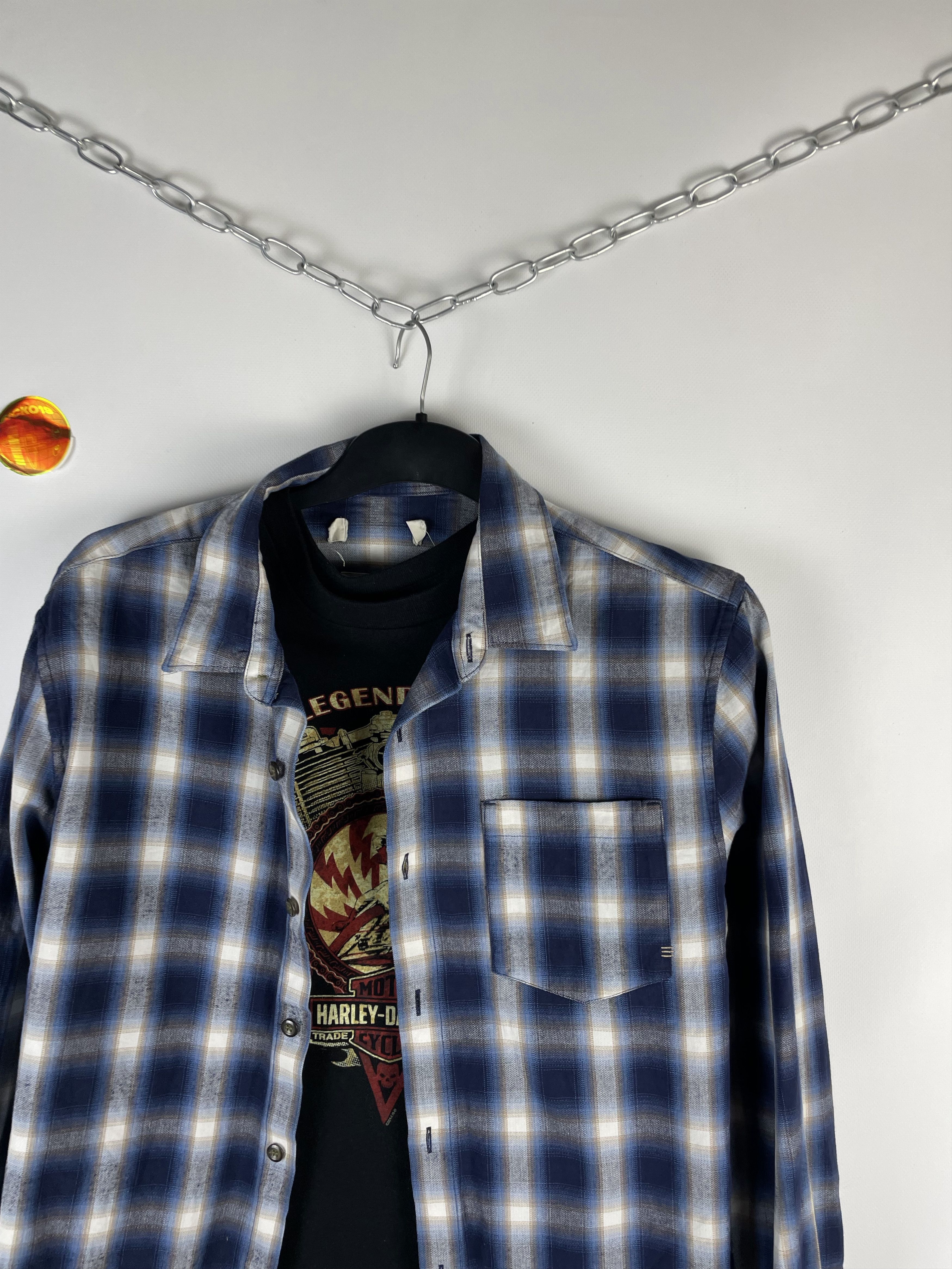 Flannel × Vintage Flannel Vintage Mens Shirt Size US XL / EU 56 / 4 - 3 Thumbnail