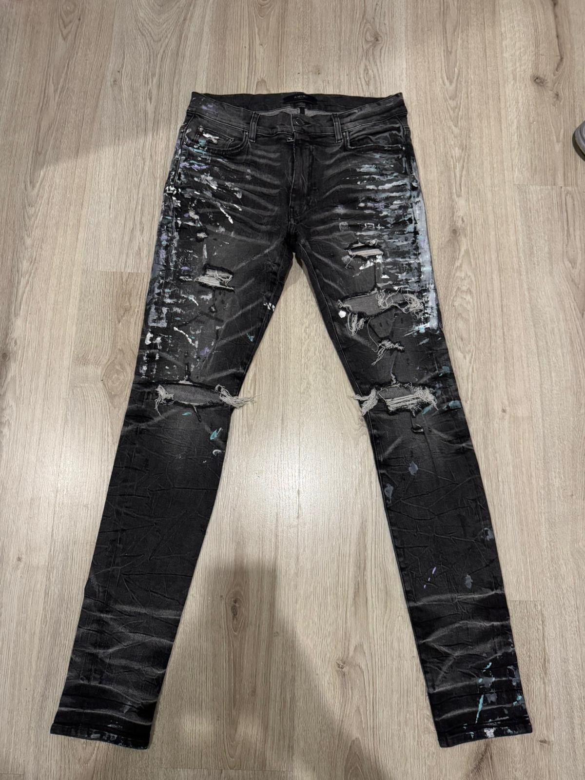 Amiri Amiri Splatter Size US 32 / EU 48 - 1 Thumbnail