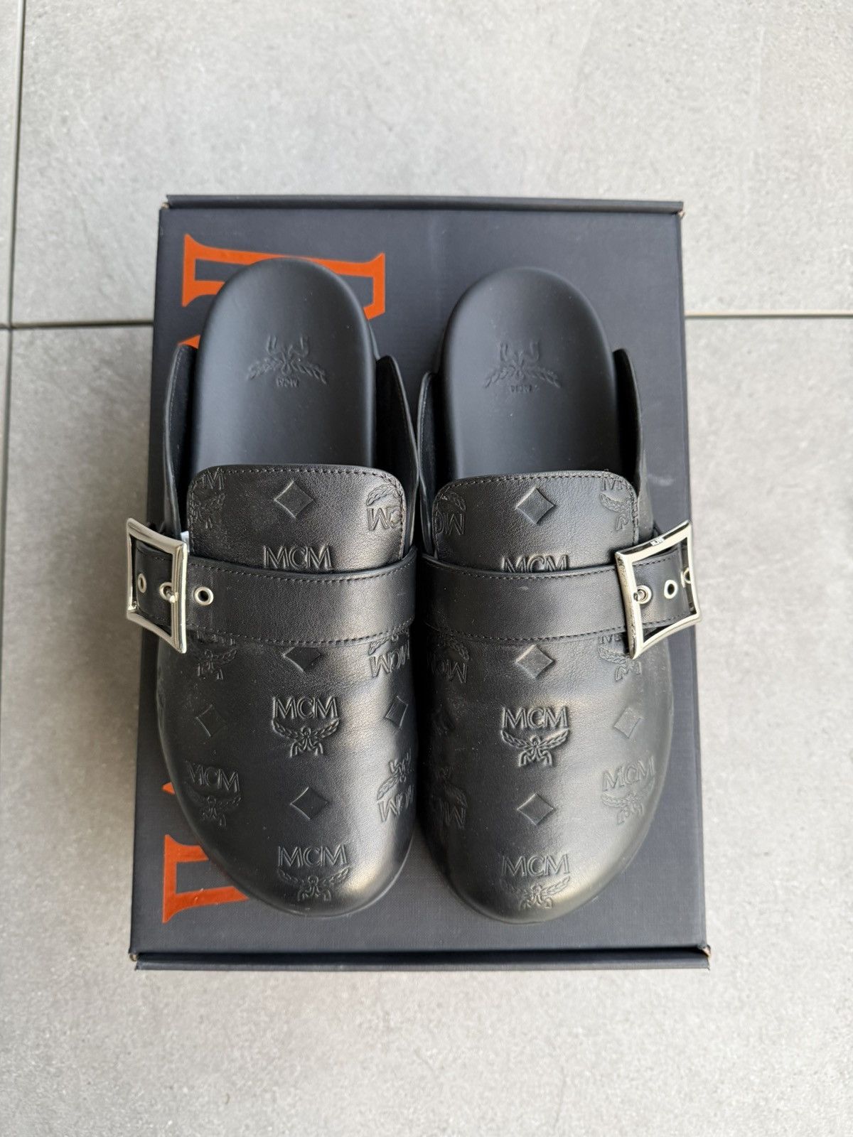 MCM MCM Monogram Leahter Flat Mules Size US 8 / EU 41 - 5 Thumbnail