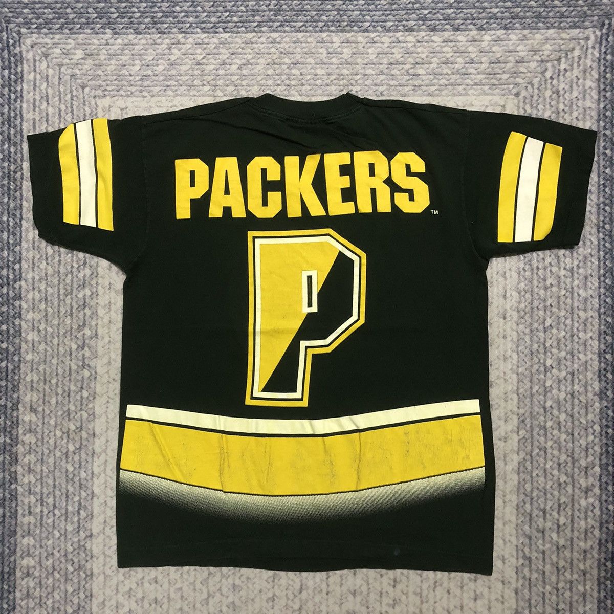 NFL × Vintage Rare Vintage 1994 NFL X Green Bay Packers AOP Tees Size US XL / EU 56 / 4 - 11 Thumbnail