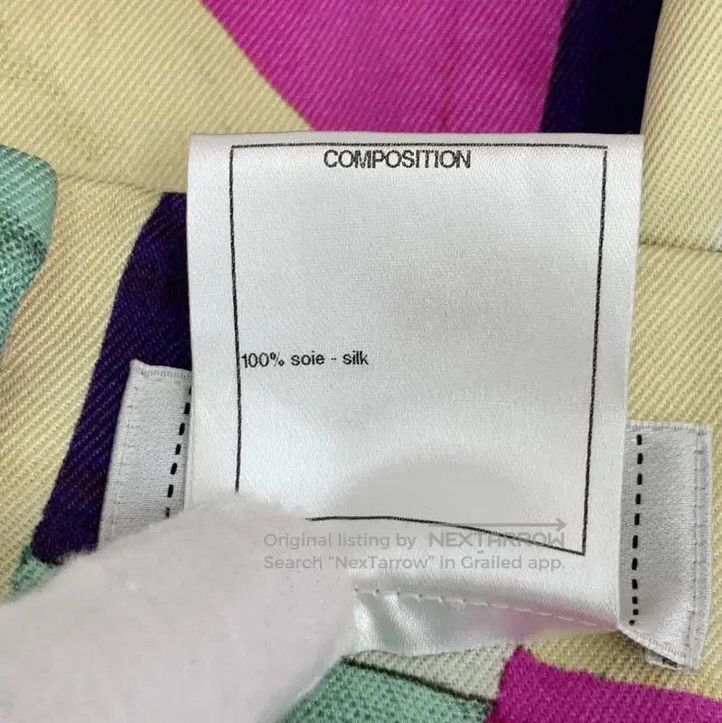 Chanel Chanel Colorful Silk Midi Skirt . Size 23" - 5 Thumbnail