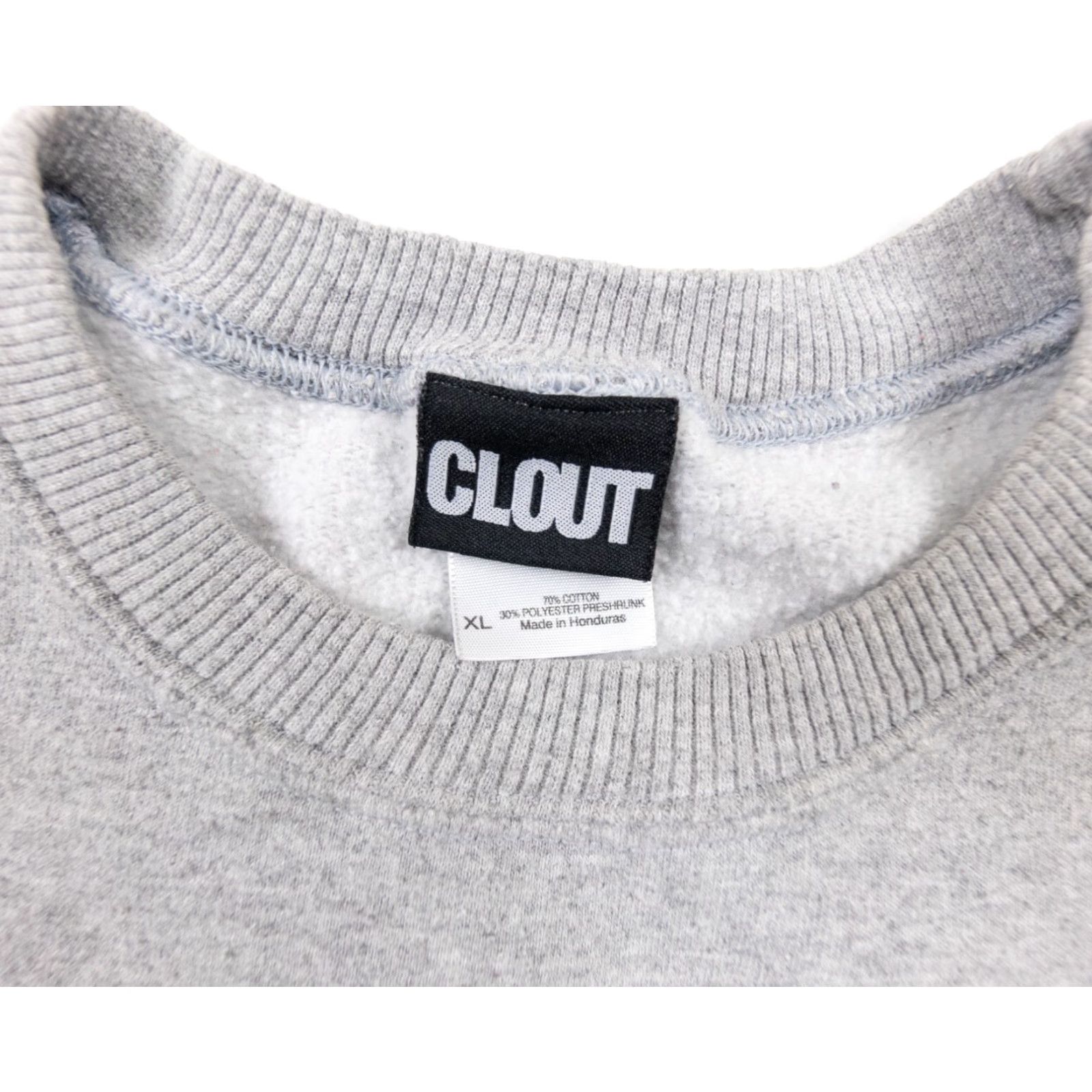 Vintage VINTAGE Clout Sweatshirt Mens XL Gray Crewneck Streetwear Shirt Size US XL / EU 56 / 4 - 6 Thumbnail