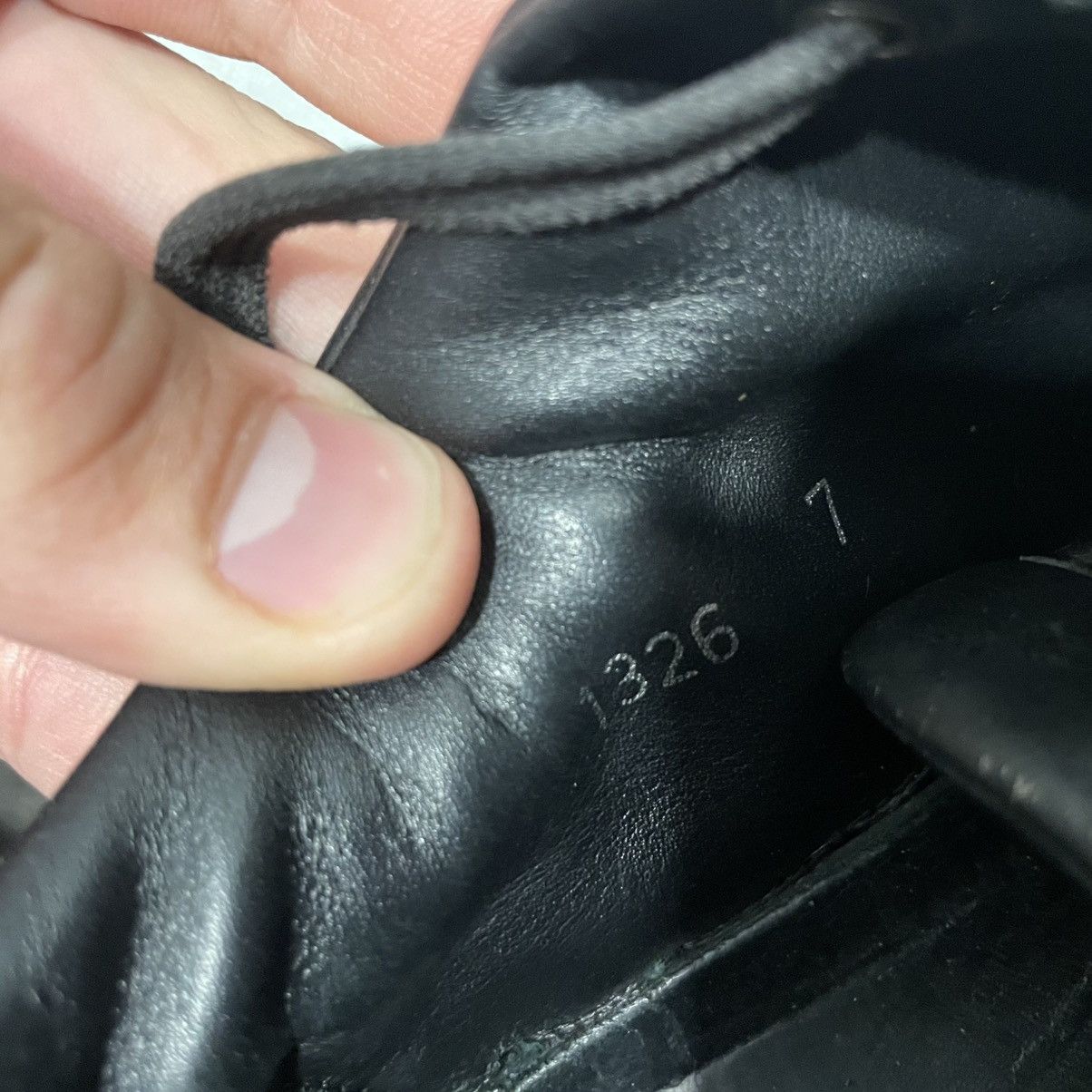 Vintage 7 black Dolce Gabbana leather Boots shoes sneakers old money Size US 7 / EU 40 - 10 Thumbnail