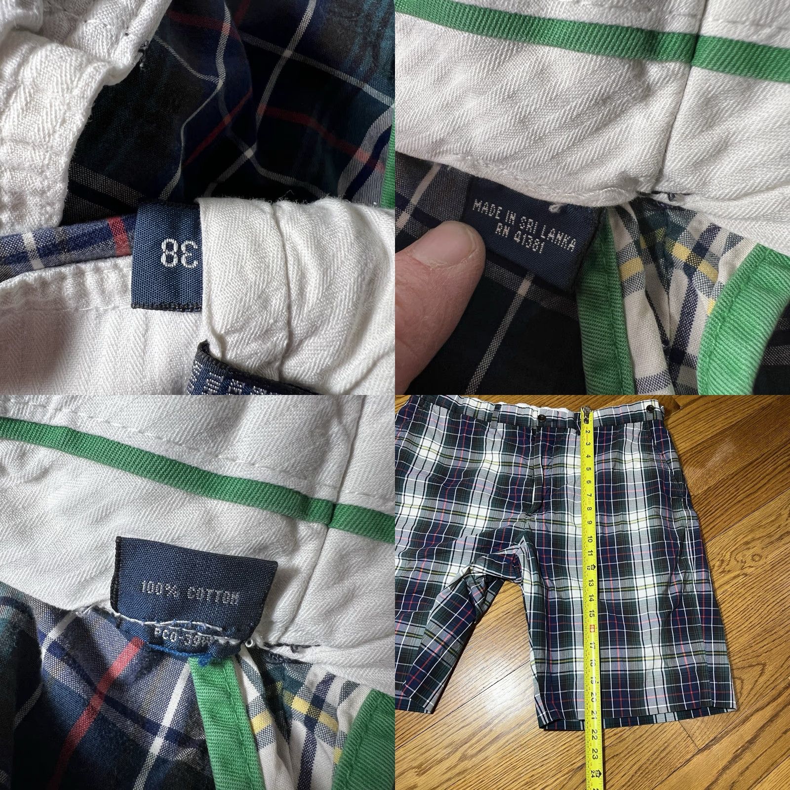 Polo Ralph Lauren VINTAGE Polo Ralph Lauren Tartan Plaid Golf Chino Shorts Mens 38x10 Casual Summer Preppy Size US M / EU 48-50 / 2 - 8 Thumbnail