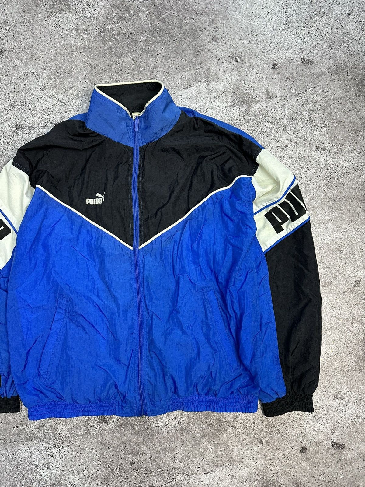 Puma × Vintage Vintage Puma Tracksuit Nylon Jacket Pants Set Y2K 90s Size US L / EU 52-54 / 3 - 4 Thumbnail