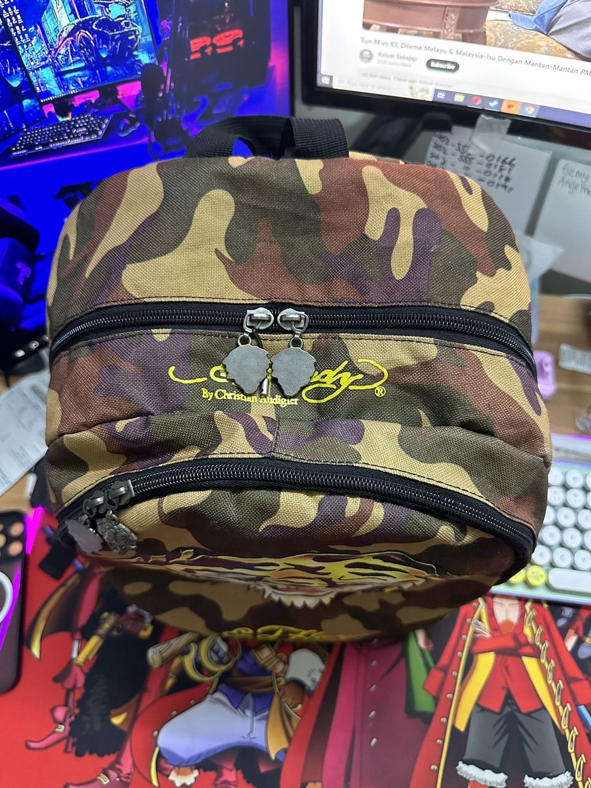 Ed Hardy Ed hardy camo flag bagpack Size ONE SIZE - 5 Thumbnail