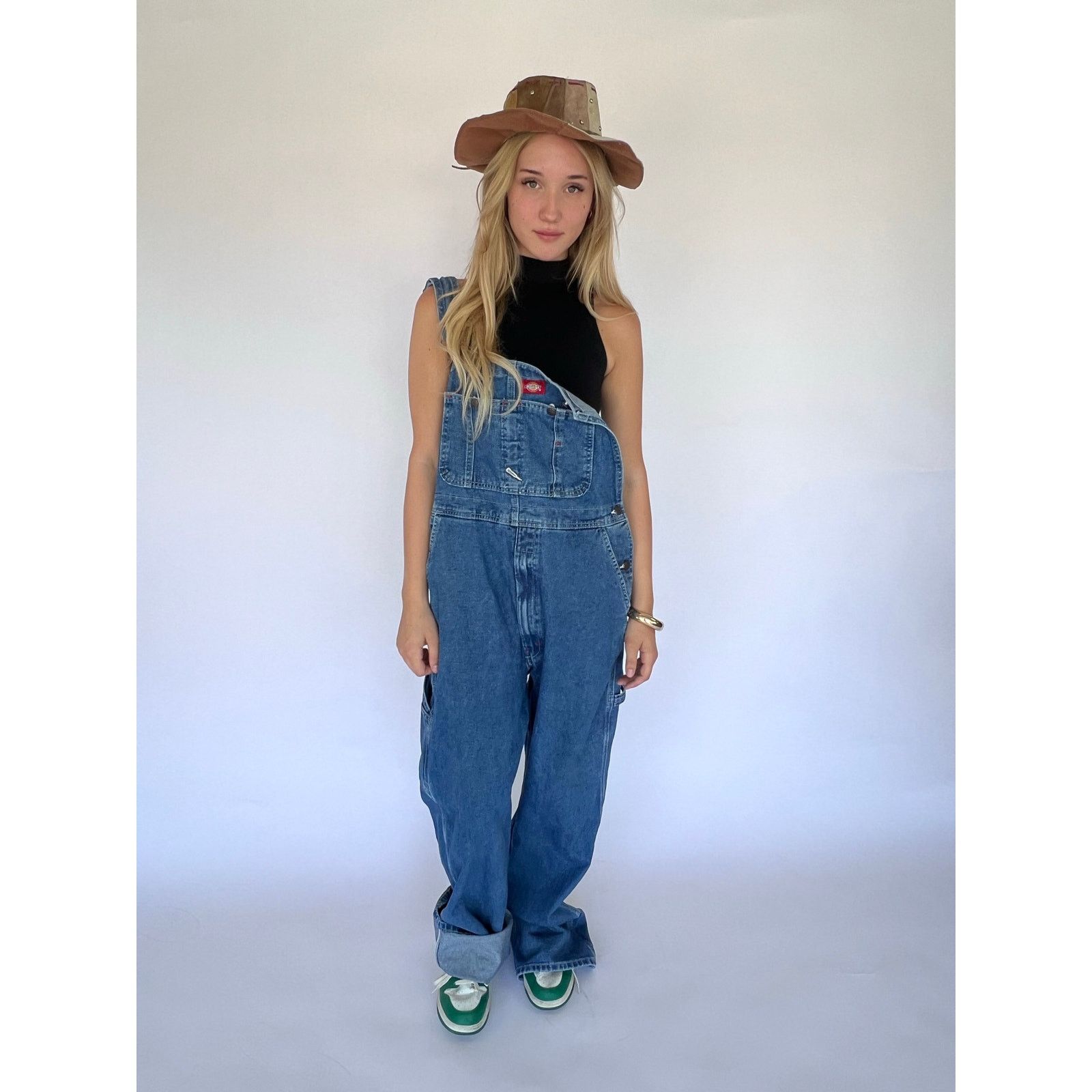 Vintage VTG Dickies Y2K Baggy Denim Overalls Skater Gorpcore Size US 38 / EU 54 - 1 Thumbnail