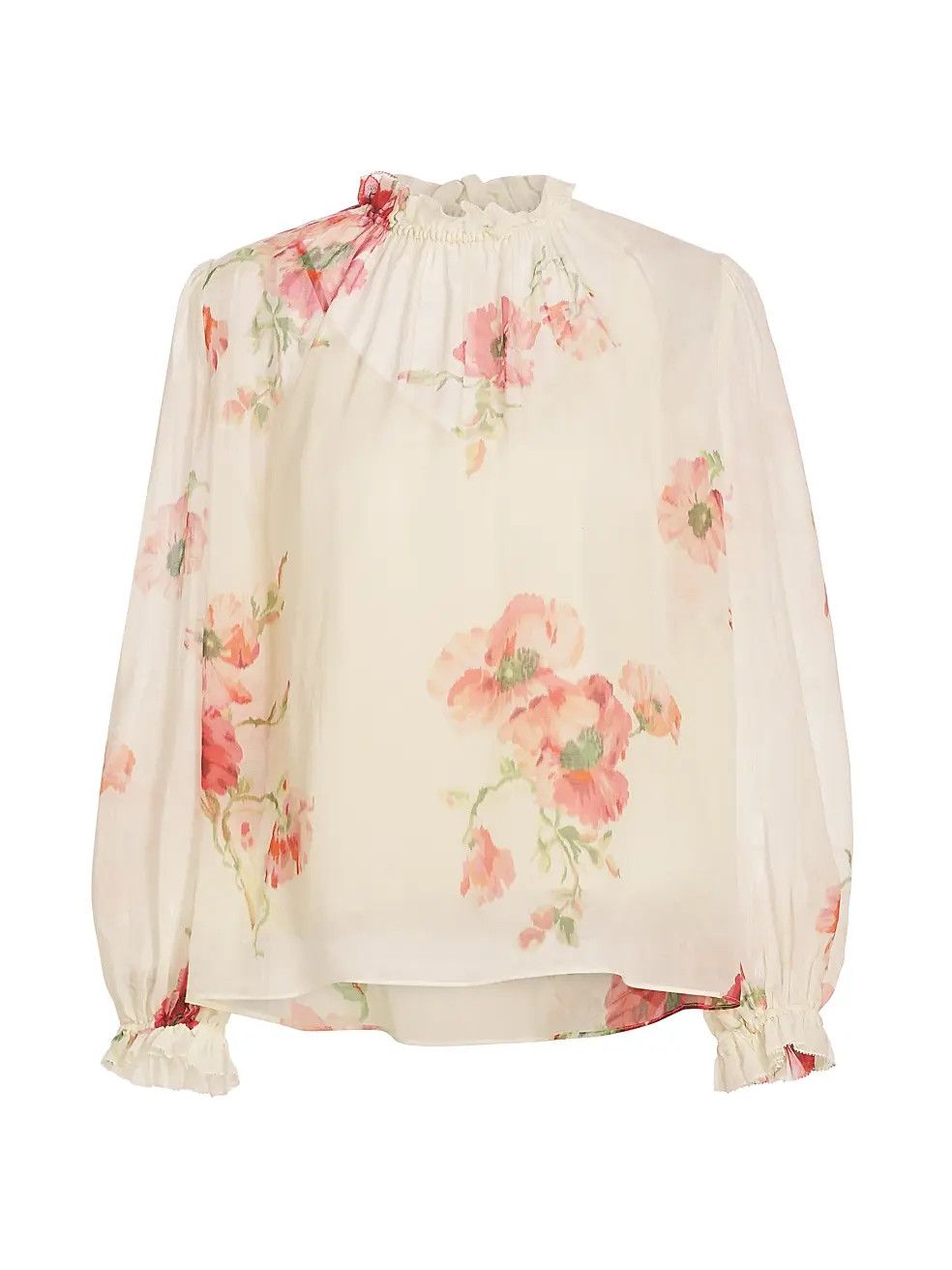 oc11z0525 Lightburst Billow Blouse in Multicolor