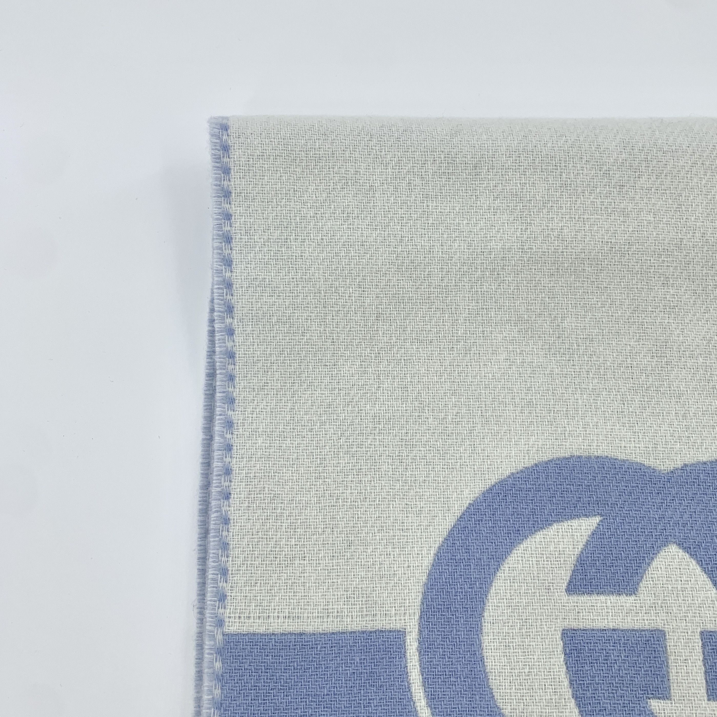 Gucci Gucci Blue GG Wool Fringe Scarf (200×33cm) Size ONE SIZE - 7 Thumbnail