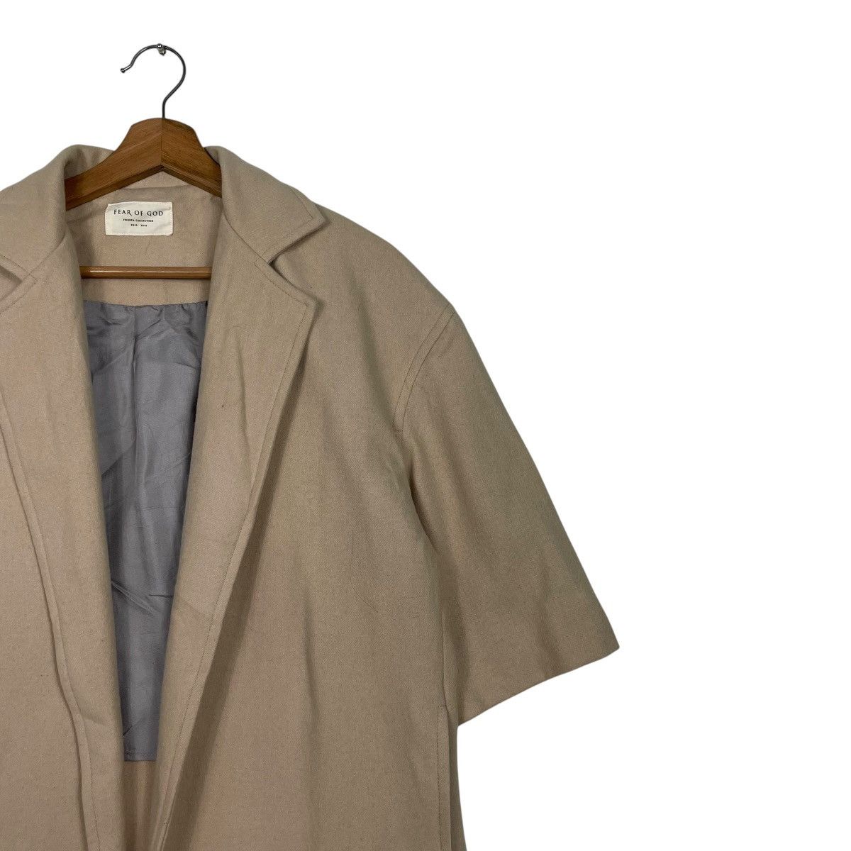 Fear of God Fear Of God Fourth Collection Short Sleeve Wool Brown Coat Size US S / EU 44-46 / 1 - 5 Thumbnail
