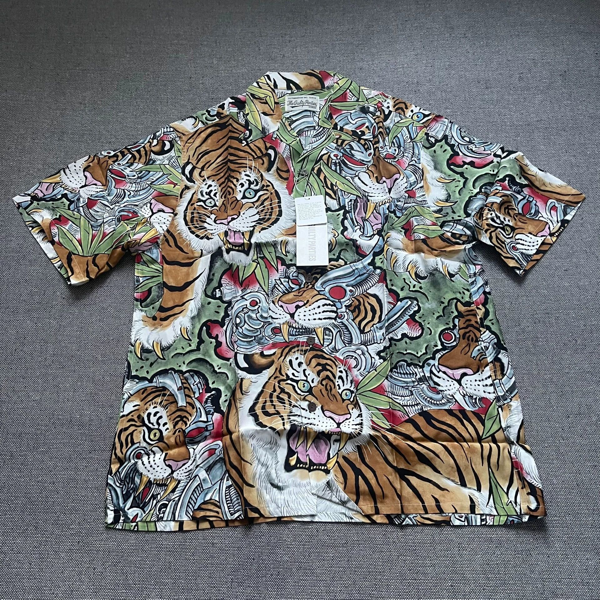 Wacko Maria Wacko Maria x Tim Lehi 23SS Tiger Hawaiian L (New) Size US L / EU 52-54 / 3 - 1 Thumbnail