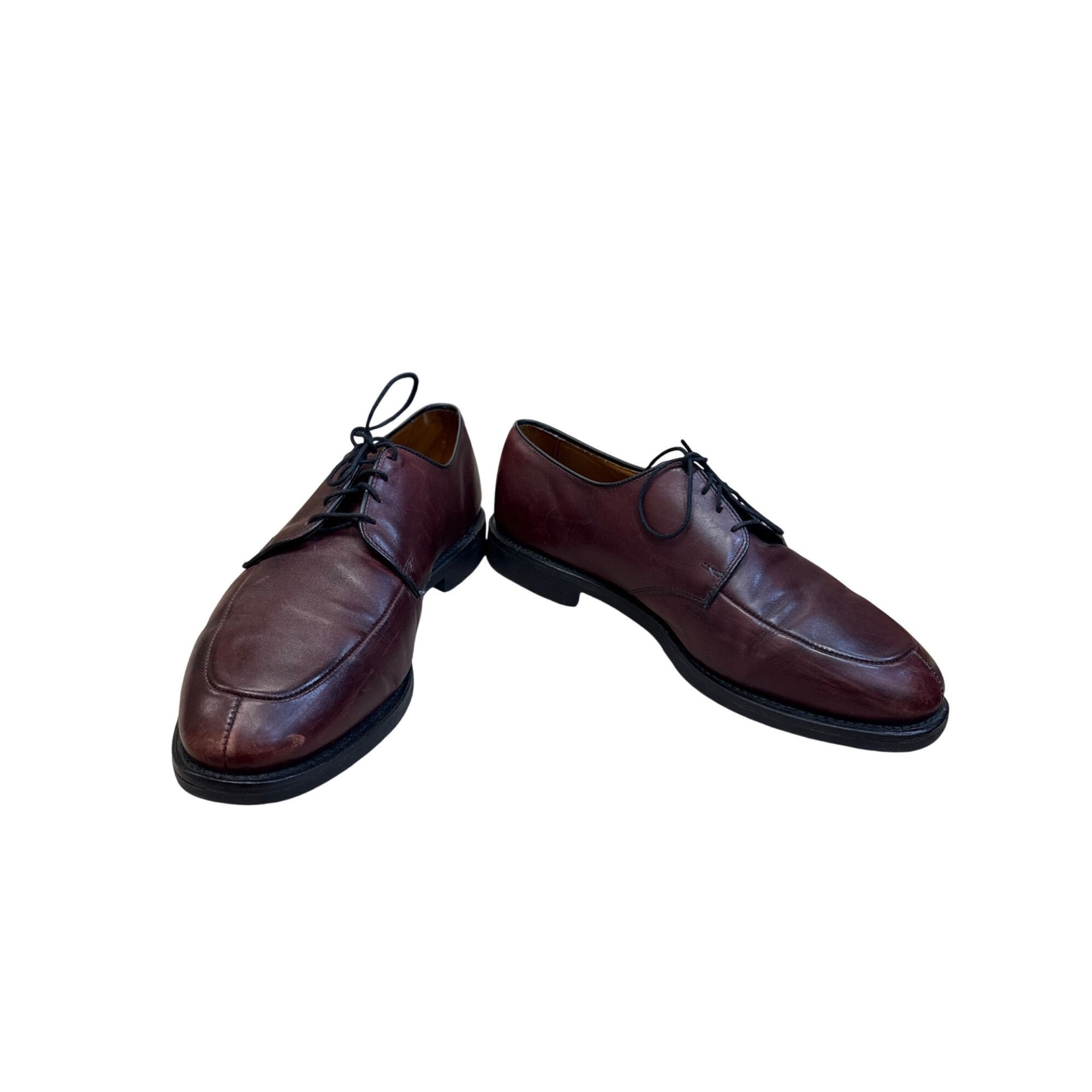Allen Edmonds Allen Edmonds Kennett Mens Brown Leather Oxford Shoes Size 9 Size US 9 / EU 42 - 1 Thumbnail