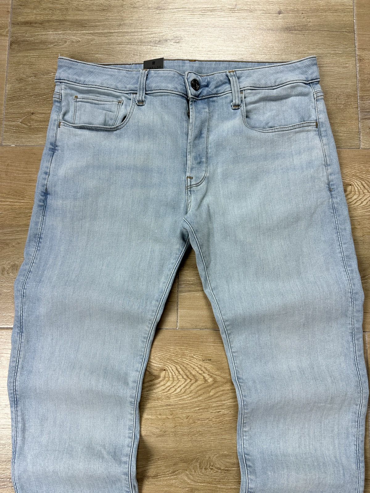 G-Star NEW🏷️ G-Star Raw 3301 Deconstructed Slim Denim Jeans Size US 33 - 2 Thumbnail