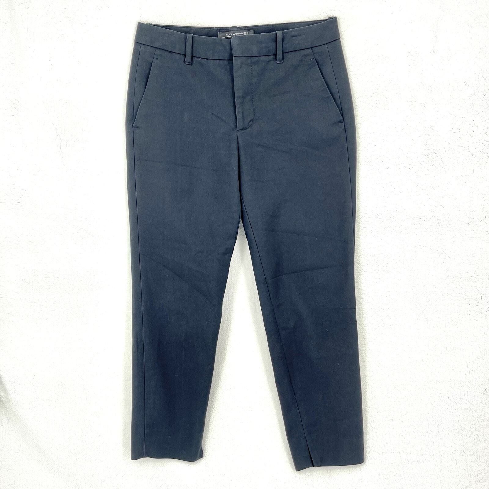 Zara Zara Straight Leg Casual Dress Pant Black Pants Size Medium Size 31" - 1 Thumbnail