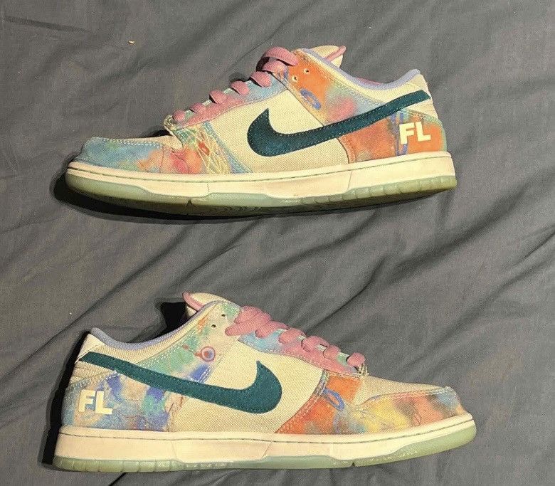 Nike Nike SB Dunk Low Futura Laboratories Bleached Size US 12.5 / EU 45-46 - 6 Thumbnail