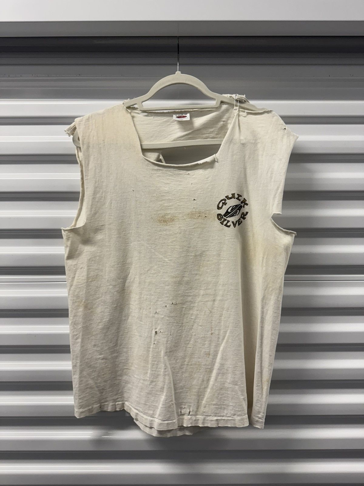 Quiksilver Distressed Quicksilver Tank top Size US L / EU 52-54 / 3 - 2 Thumbnail
