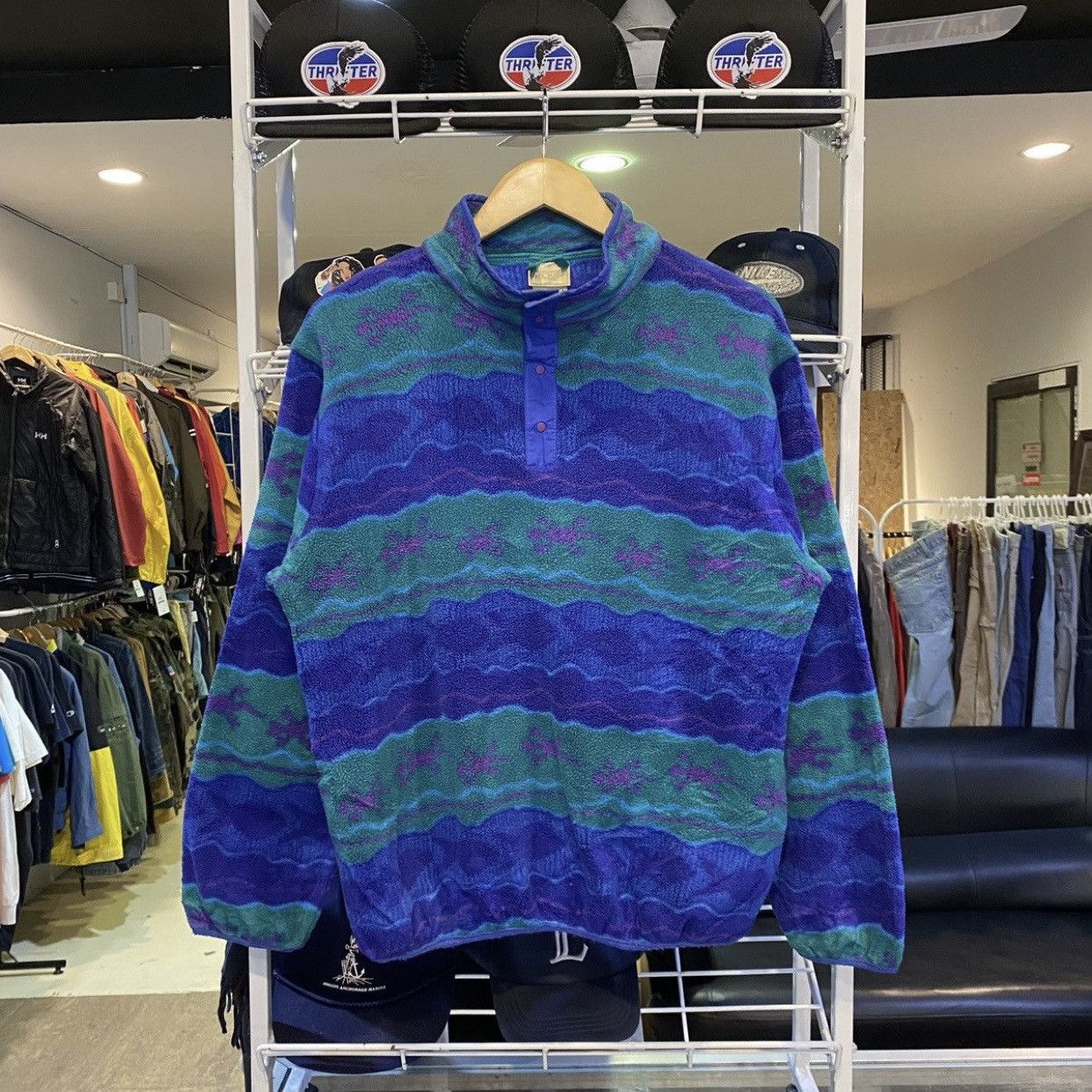L.L. Bean vintage L.L.Bean Synchilla fleece pullover button Size US M / EU 48-50 / 2 - 1 Thumbnail