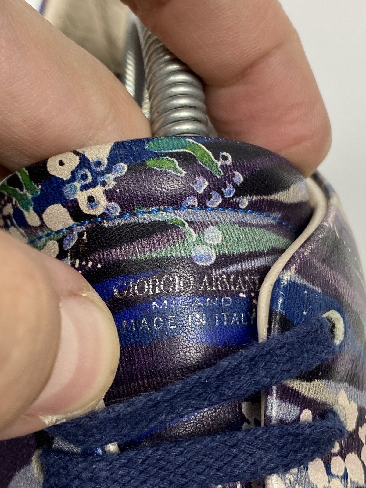 Giorgio Armani Giorgio Armani Printed Sneakers Multicolor size 40 Size US 10 / IT 40 - 10 Thumbnail