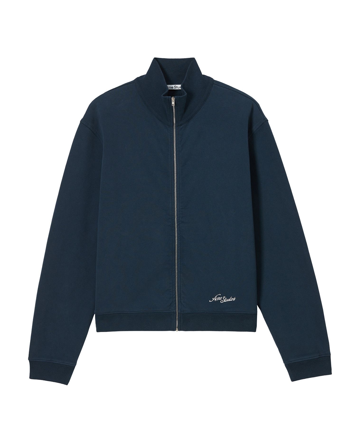 Acne Studios Acne Studios Logo Embroidered Zipper Sweatshirt Size US L / EU 52-54 / 3 - 1 Thumbnail