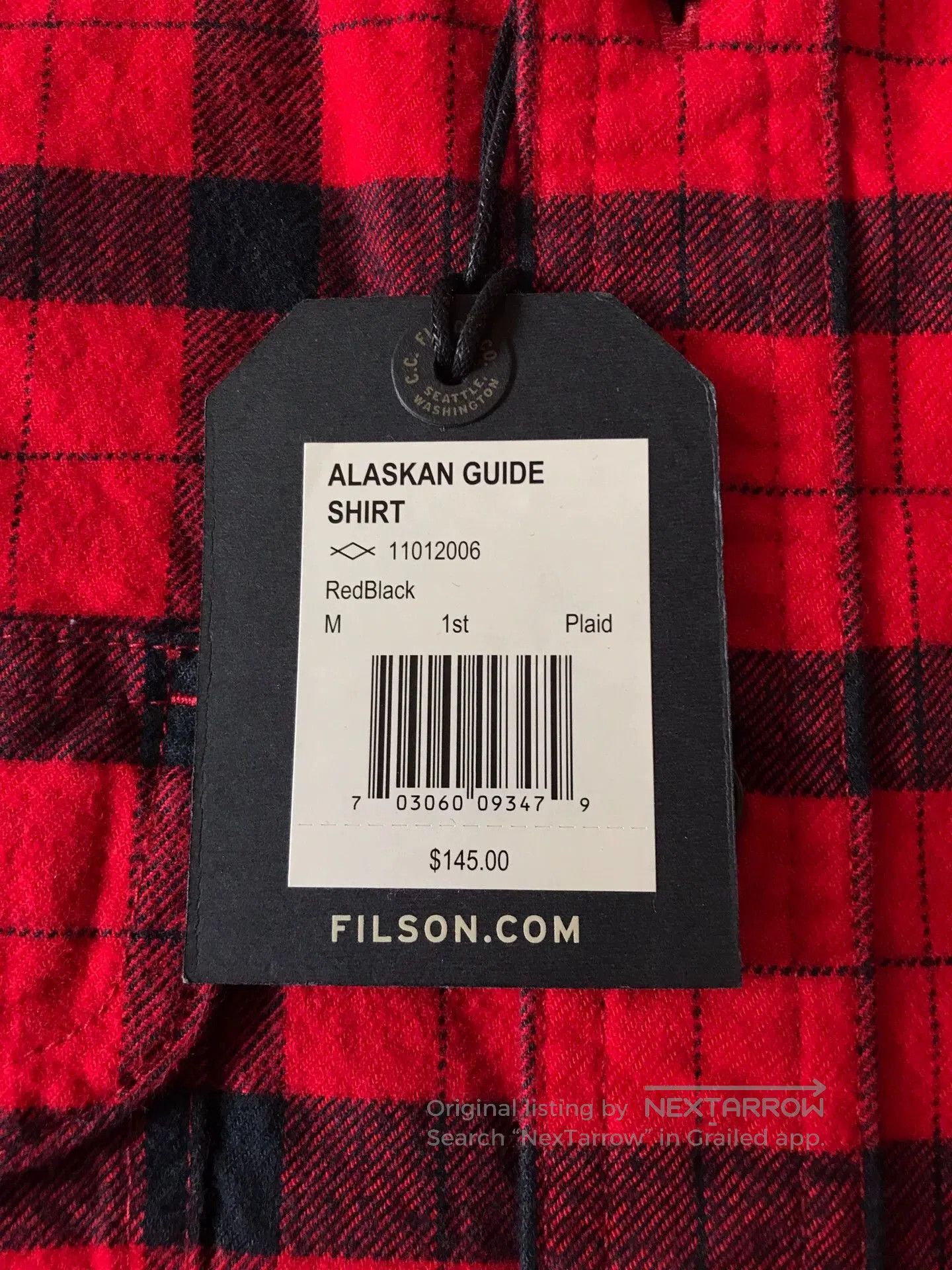 Filson Filson 11012006 Heavyweight Flannel Work Shirt. Size US M / EU 48-50 / 2 - 8 Thumbnail