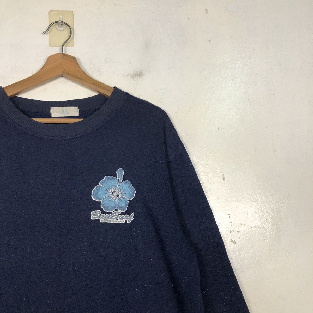 Japanese Brand 📌Vintage Sweatshirt Hawaii Baysurf Big Logo Size US M / EU 48-50 / 2 - 8 Thumbnail