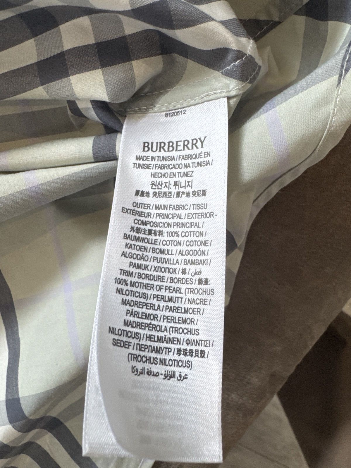 Burberry Winter 2025 Burberry Check Shirt, Unique Colorway Size US L / EU 52-54 / 3 - 2 Thumbnail