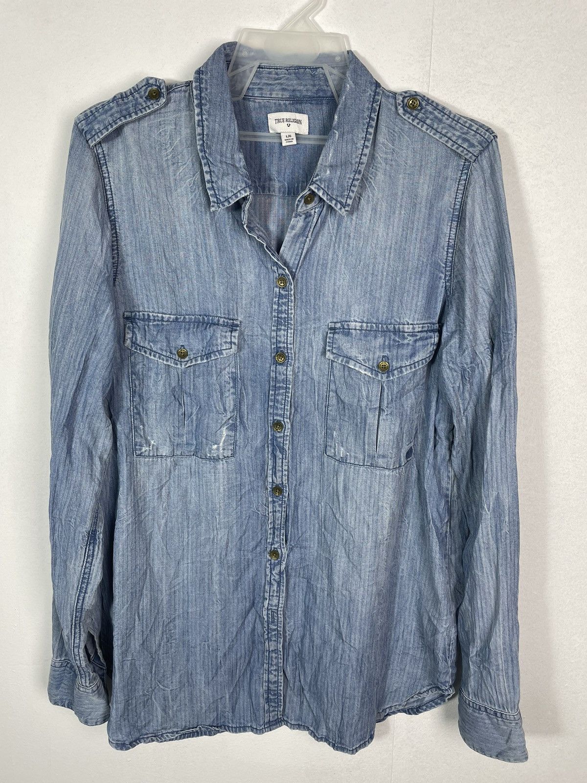 True Religion True Religion Western Shirt Size US L / EU 52-54 / 3 - 1 Thumbnail