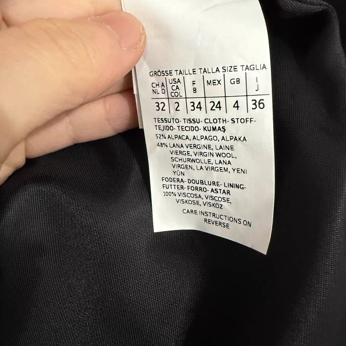 Max Mara Maxmara black teddy wool cappotto blazer NWT IT 32 Size XS / US 0-2 / IT 36-38 - 5 Thumbnail