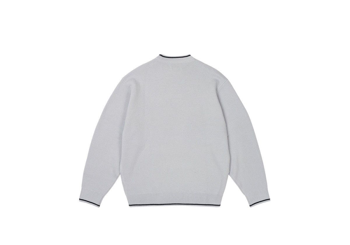 Palace Palace ARC KNIT ARCTIC GREY Logo Sweater in Men’s Size XL Size US XL / EU 56 / 4 - 2 Thumbnail