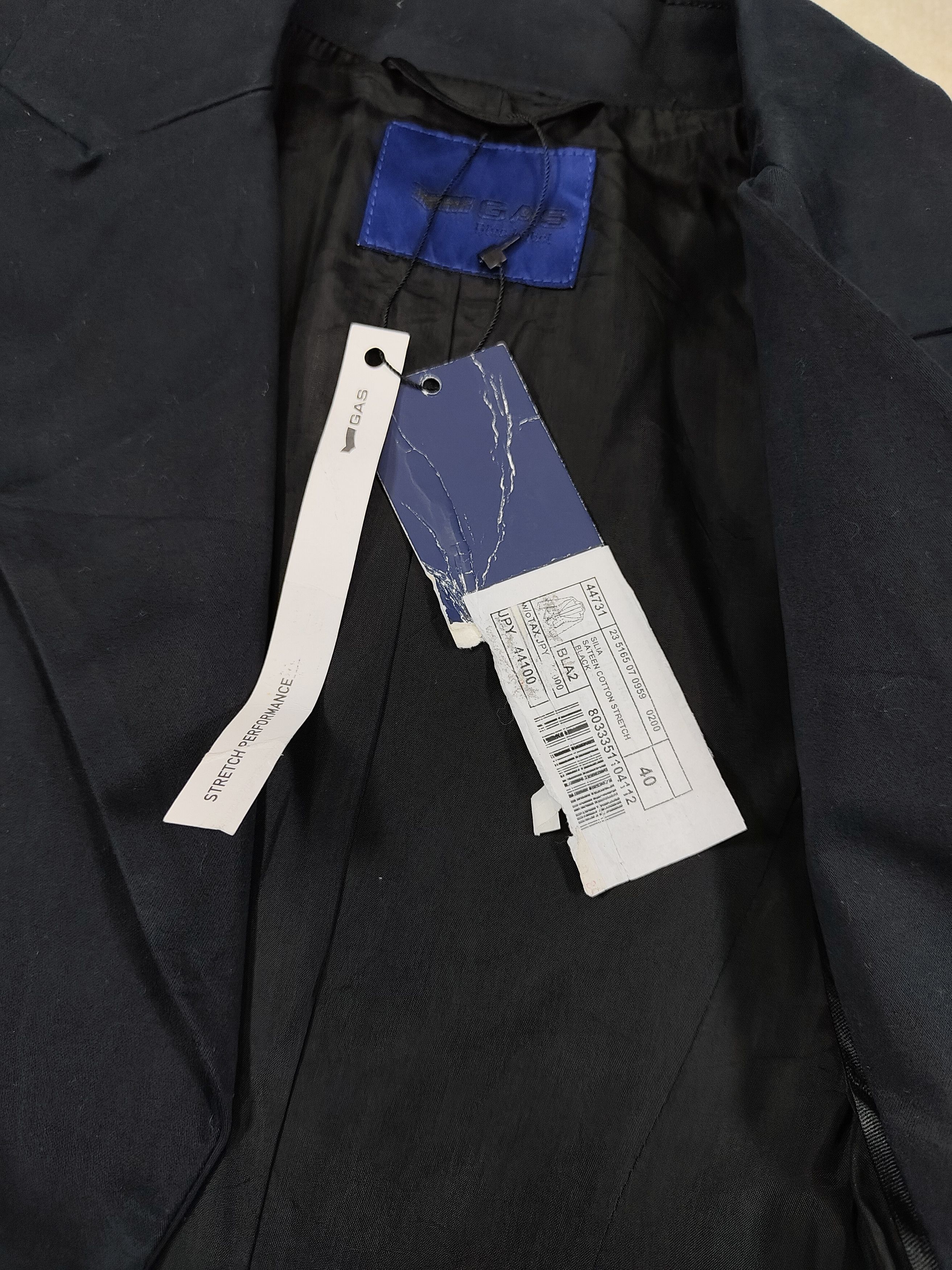 GAS GAS🇯🇵 Silia Asymmetric Up-Down Hem Tail Cut Cropped Blazer Size M / US 6-8 / IT 42-44 - 6 Thumbnail