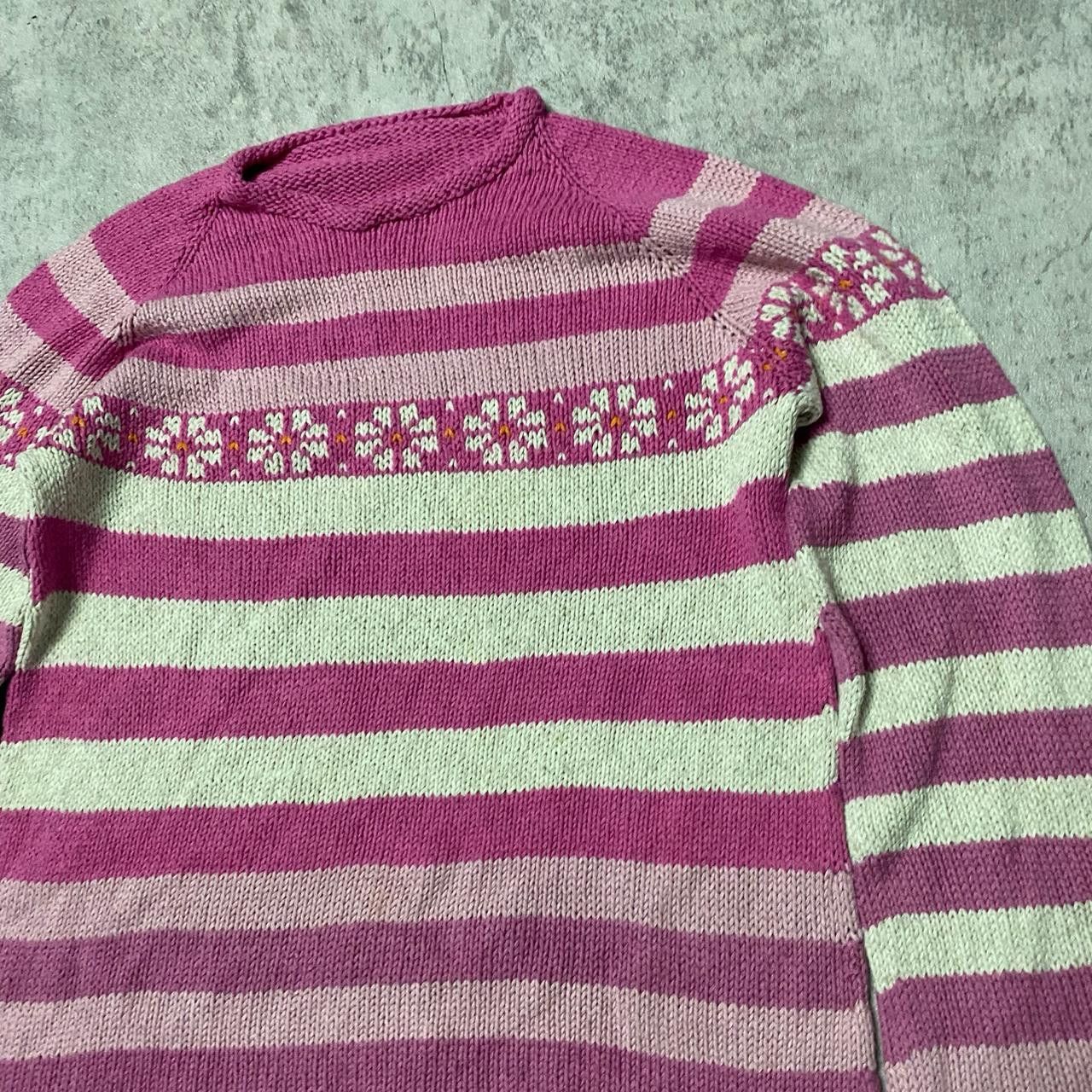 Other Pink and white striped knit sweater with a vintage vibe Size S / US 4 / IT 40 - 3 Thumbnail