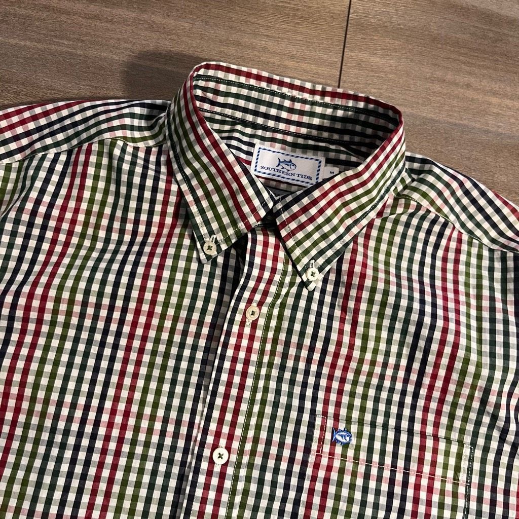 Southern Tide Southern Tide Multi-Colored Buttonup Men Medium Bin H-21 Size US M / EU 48-50 / 2 - 2 Thumbnail