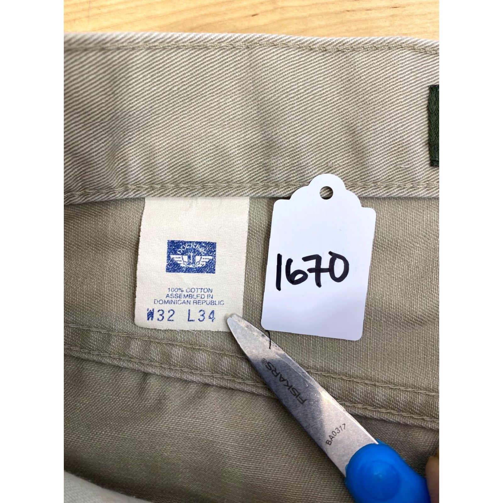 Dockers VINTAGE Dockers Pants Denim Beige 32x34 Mens Regular Cotton Chino Inseam 34 Beige Nike? Size US 32 / EU 48 - 3 Thumbnail