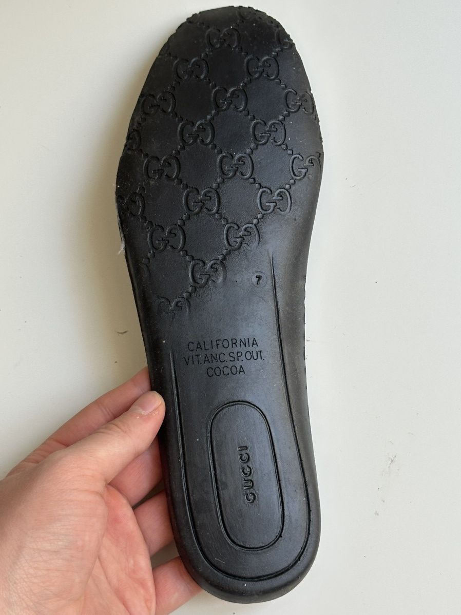 Gucci Gucci Pre-Loved GG Supreme cap-toe Luxury Brown sneakers Size US 9 / EU 42 - 11 Thumbnail