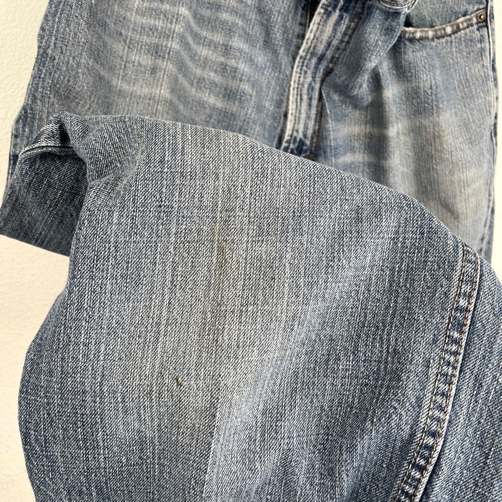 Levi's VINTAGE Levi's 569 Jeans Men Blue Straight Loose Denim 36x30 100% Cotton Distressed Regular Rise High Size US 36 / EU 52 - 6 Thumbnail