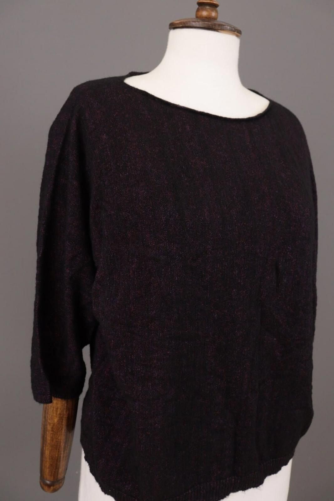 Emporio Armani Emporio Armani Black Label Purple Wool Knit Sweater Size 46 Size M / US 6-8 / IT 42-44 - 5 Thumbnail