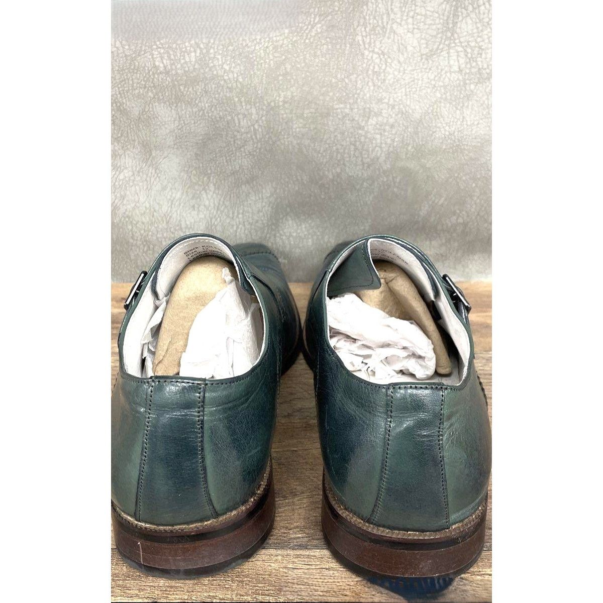 Designer Giovanni Koleman Leather Double Monk Strap Dress Shoes 12 Size US 12 / EU 45 - 3 Thumbnail