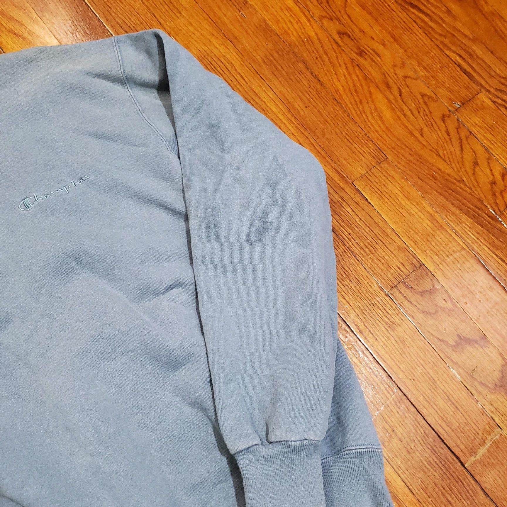 Champion Champion Sweatshirt Mens Medium Blue Embroidered Crewneck Pullover Athletic 90s Size US M / EU 48-50 / 2 - 3 Thumbnail